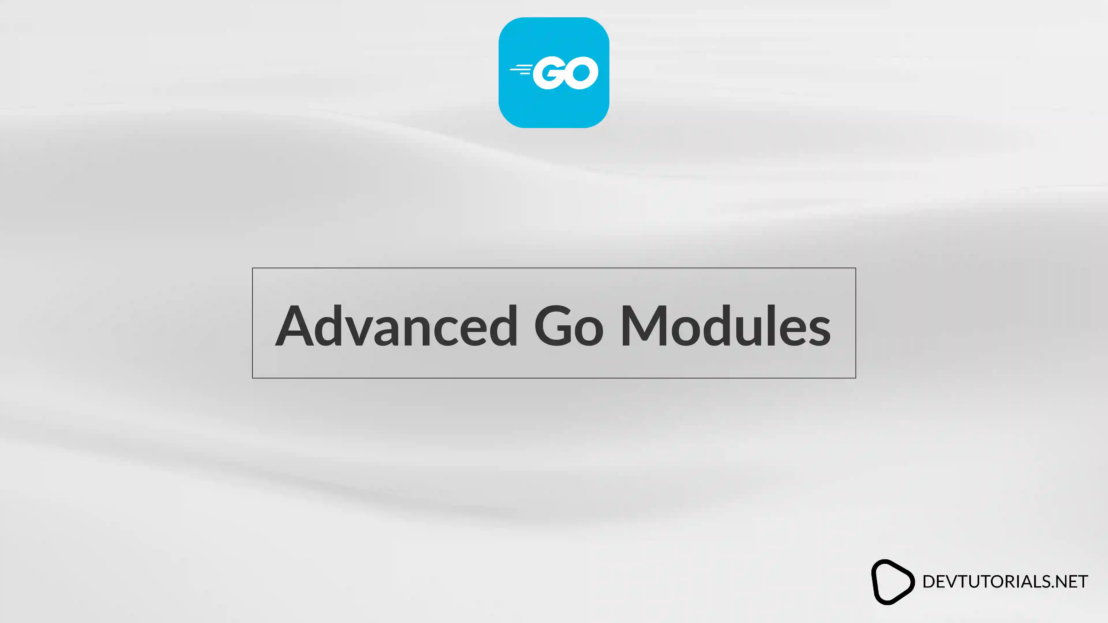 Advanced Go Modules